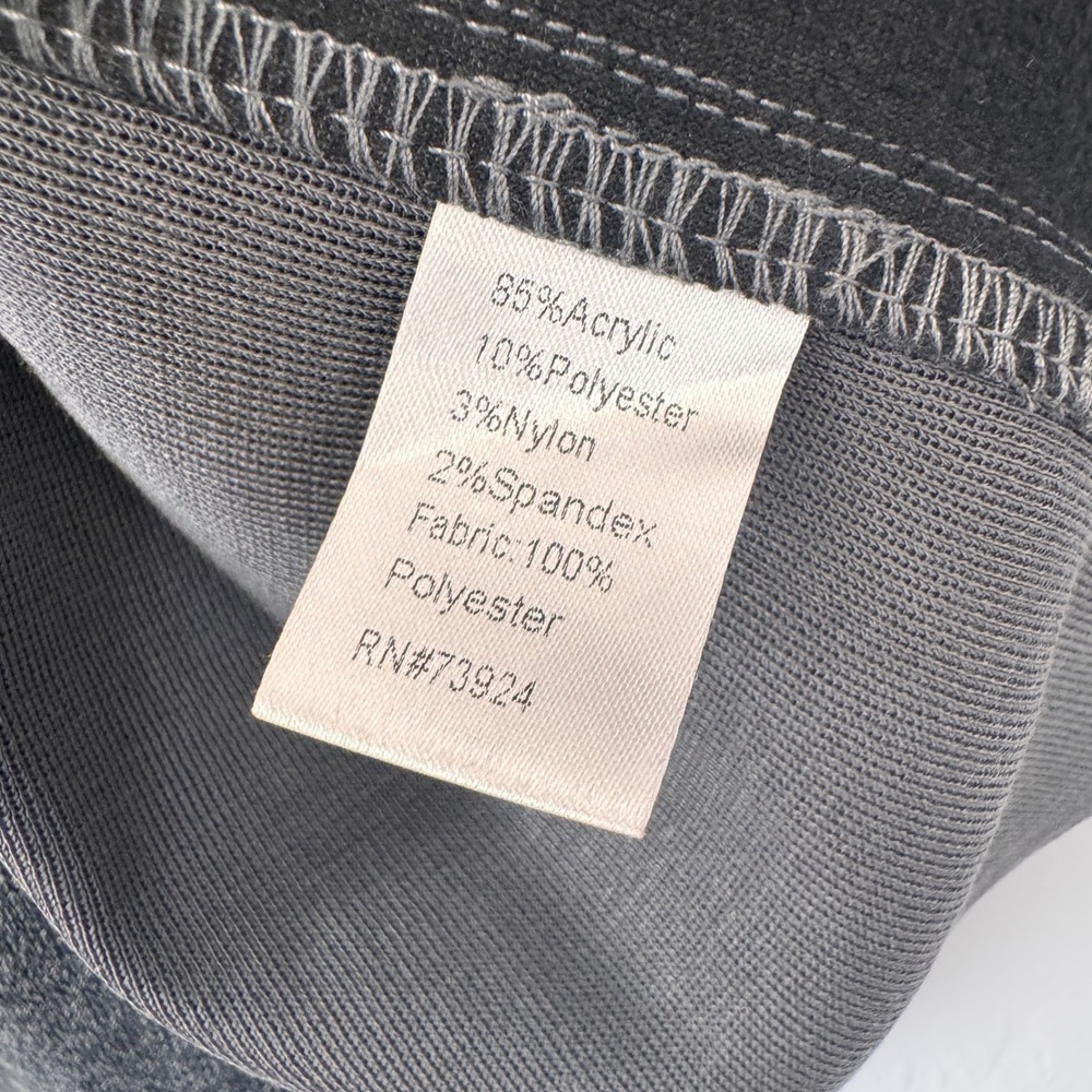 Ming Wang Gray Black Geometric Patchwork Open Fro… - image 5